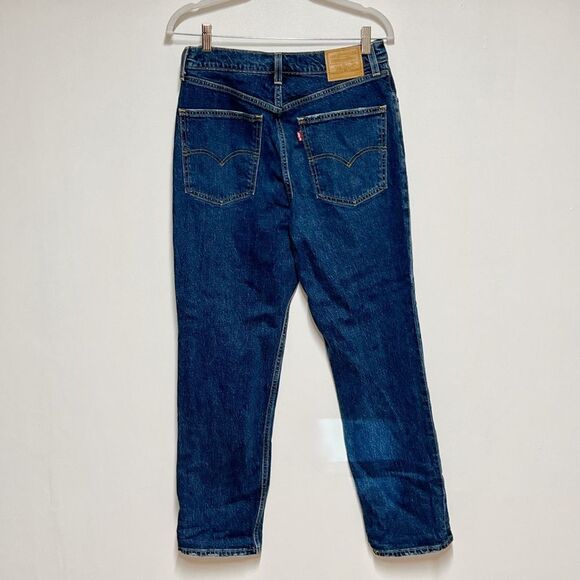 Levi’s 70’s High Slim Straight Vintage Inspired Dark Wash Jeans Sz 29/29 - Picture 4 of 7